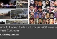 Soulèvement en Iran – Le nombre de noms annoncés se monte désormais à 350 Soulèvement en Iran - Le nombre de noms annoncés se monte désormais à 350