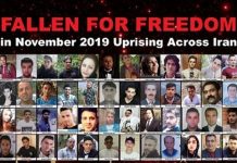 Le nombre de tués lors du soulèvement en Iran dépasse les 750; 33 autres victimes identifiées Le nombre de tués lors du soulèvement en Iran dépasse les 750
