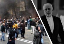 La visite de Zarif en Italie est annulée à cause des manifestations sanglantes en Iran La visite de Zarif en Italie est annulée à cause des manifestations sanglantes en Iran