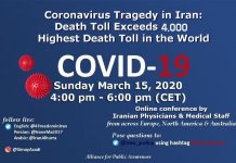 Conférence en ligne: médecins et personnel médical iraniens d’Europe, d’Amérique du Nord et d’Australie interviennent sur la crise du coronavirus en Iran