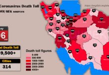 Iran : Les décès dus au Covid-19 dépassent les 39.500 dans 314 villes