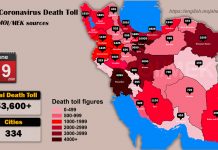 Iran: plus de 53.600 décès dus au coronavirus dans 334 villes