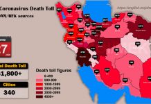 Iran : plus de 61.800 décès dus au coronavirus dans 340 villes – Mis à jour AU 27 Juin 2020, 18H00