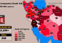Iran: Plus de 62.100 décès dans 340 villes