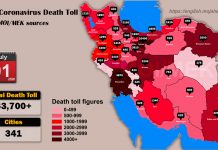 Iran : plus de 63.700 décès dus au coronavirus dans 341 villes – Mis à jour AU 1er juillet 2020, 18H00