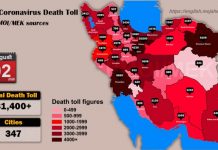 Plus de 81.400 décès dus au coronavirus dans 347 villes d’Iran