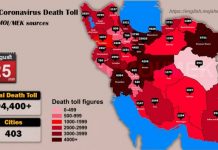 Iran : Plus de 94.400 décès dus au coronavirus dans 403 villes