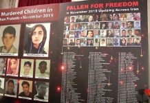 Hommage aux martyrs du soulèvement de novembre 2019 et du camp d’Achraf de septembre 2013