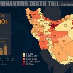 Iran : Plus de 154.300 décès dus au coronavirus dans 465 villes