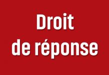 Droit de réponse à l’article du journal Libération du 26 novembre 2020