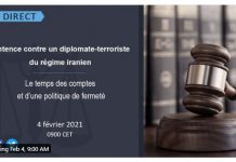 EN DIRECT – 4 février – Sentence contre un diplomate-terroriste du régime iranien
