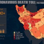 Iran: Plus de 256.500 décès dus au coronavirus dans 539 villes