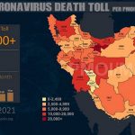 Iran : plus de 264.000 décès dus au coronavirus dans 541 villes