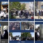 Des retraités en colère manifestent dans 23 villes de 19 provinces d’Iran :
