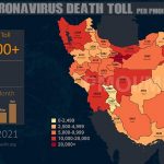 Iran : Plus de 291.100 décès dus au coronavirus dans 541 villes