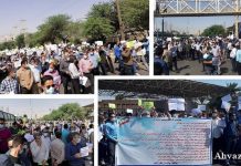 Manifestations des travailleurs de l’industrie du pétrole dans 9 villes d’Iran