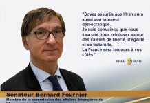 « L’Iran connaitra son printemps démocratique » (Sénateur Bernard Fournier)