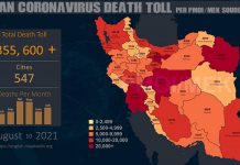 Iran : Plus de 355.600 décès dus au coronavirus
