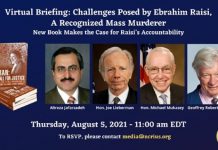 Briefing virtuel du CNRI-US : Les défis posés par Ebrahim Raïssi, un meurtrier reconnu