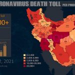 Le nombre de décès sus au coronavirus dépasse les 400.000 en Iran