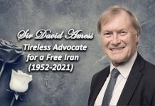 En mémoire de Sir David Amess : l’engagement de plusieurs décennies pour un Iran libre