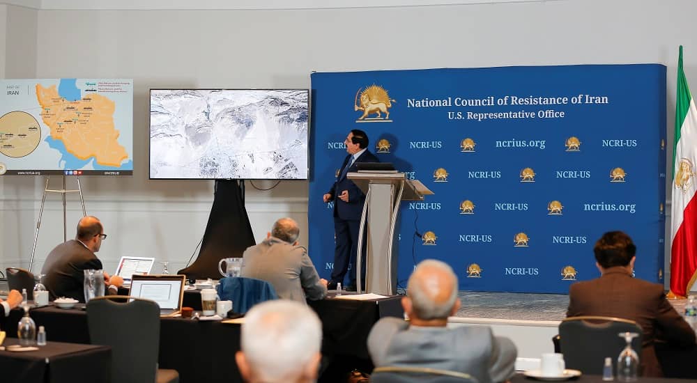 Le Conseil national de la Résistance iranienne, lors d'une conférence de presse à Washington