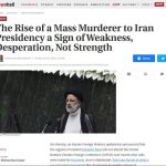 Le régime iranien est en position de faiblesse avec Raïssi