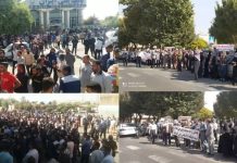 Iran : 253 manifestations à travers le pays en deux semaines en septembre-octobre