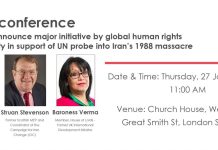 Iran : 460 personnalités exhortent l’ONU à ouvrir une enquête sur le massacre de 1988