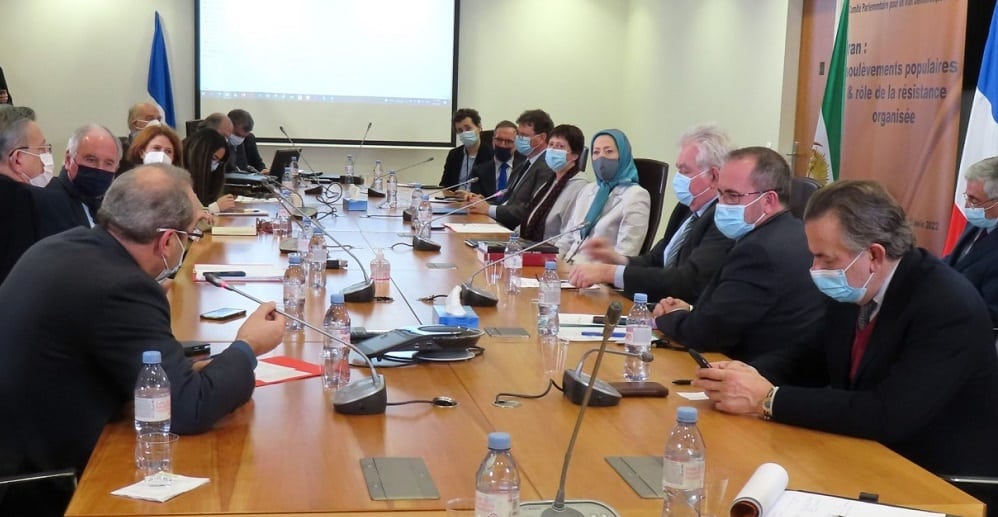 Réunion à l’Assemblée nationale sur le dossier iranien avec Maryam Radjavi