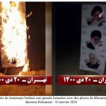 Iran : Les unités de résistance brûlent des panneaux de Qassem Soleimani dans diverses villes