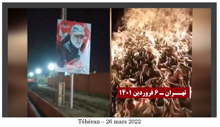 Iran : des portraits de Khomeiny, Khamenei et Qassem Soleimani incendiés dans 12 villes