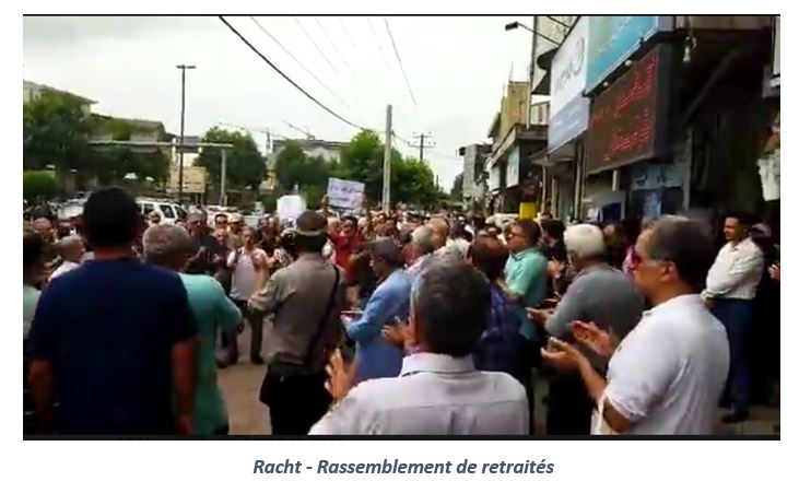 Iran - Les retraités poursuivent leurs manifestations et leurs grèves dans diverses villes