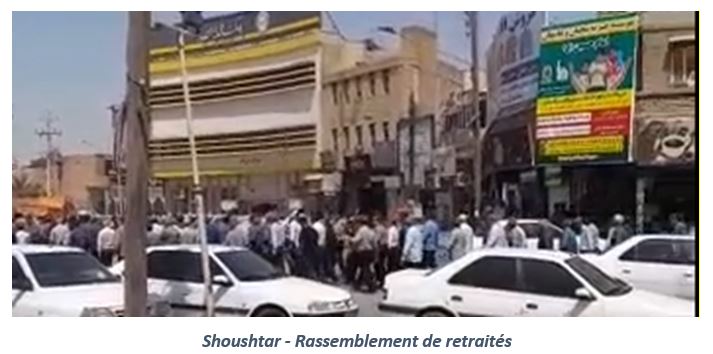Iran - Les retraités poursuivent leurs manifestations et leurs grèves dans diverses villes
