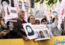 Deuxième jour de manifestations des Iraniens à Stockholm