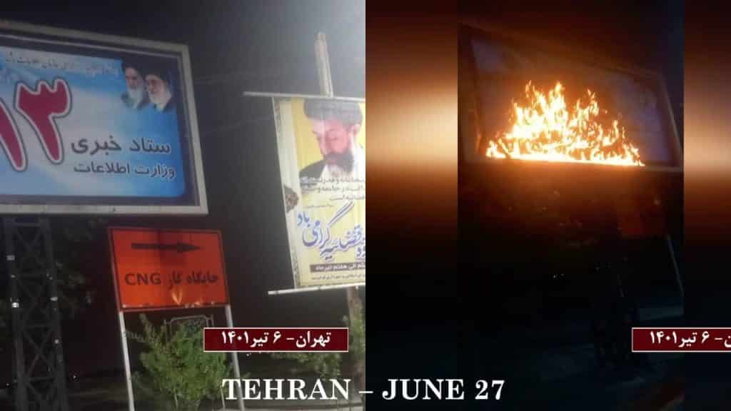 Iran : activités contre le mur de la répression dans 11 villes