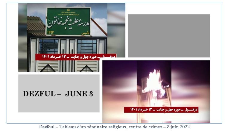 Iran : Des portraits de Khomeiny et des dirigeants du régime brûlés dans plusieurs villes pour l’anniversaire de la mort de Khomeiny