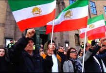 Stockholm : Les Iraniens protestent contre des affiches du Vevak des mollahs