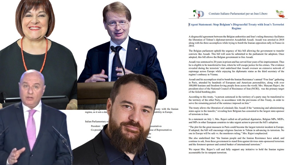 Déclaration urgente : Arrêtez le traité honteux de la Belgique avec le régime terroriste iranien