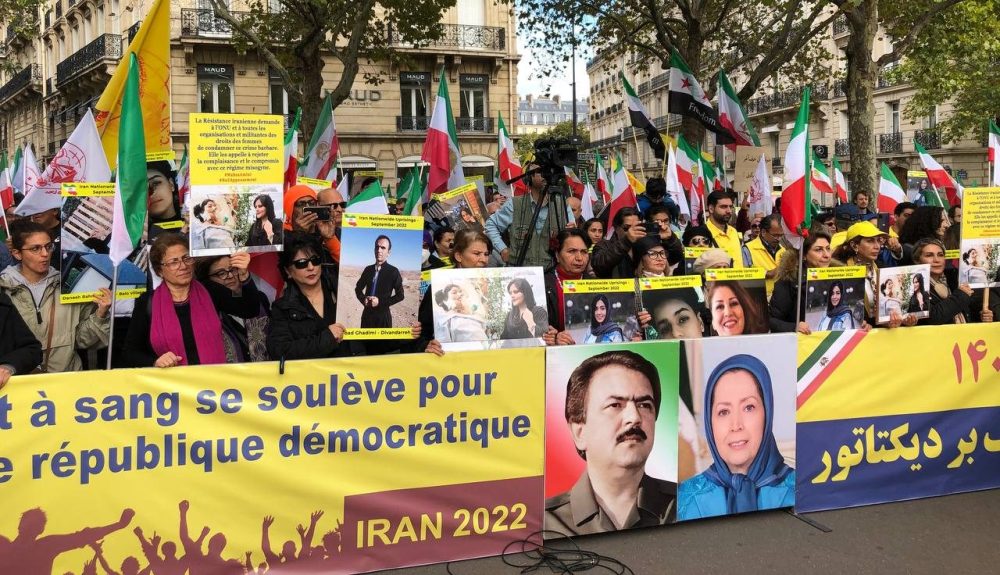 Iran : Manifestations des militants du CNRI dans les capitales européennes