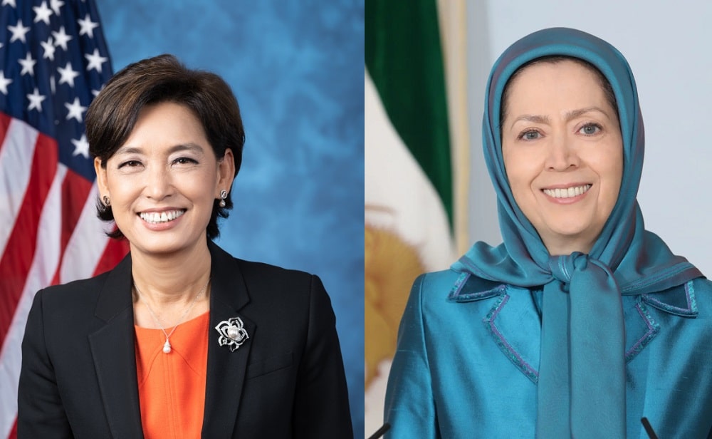 Young Kim, représentant de la Chambre des représentants des Etats-Unis, a rencontré Maryam Radjavi, présidente élue du CNRI
