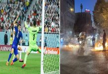 L’équipe de football du régime iranien a perdu, les Iraniens ont gagné