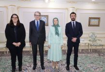 Une délégation du Parlement italien rencontre la présidente élue du CNRI Maryam Radjavi