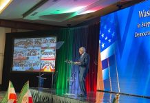 Le général Wesley Clark, ancien commandant général de l’OTAN, à la conférence du CNRI à Washington