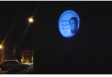 Iran : le portraits de Maryam Radjavi projeté à Dehdasht