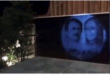 Iran : projection de portraits des dirigeants de la Résistance iranienne À Behbahan et Karadj