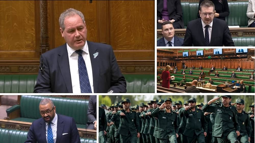 Le gouvernement britannique reste vigilant dans l'évaluation des implications des activités du CGRI