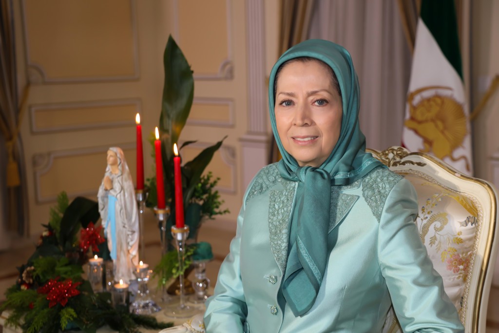 Message de Maryam Rajavi à l’occasion des fêtes de noël et du nouvel an 2024
