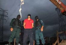 Iran – Exécution publique d’un prisonnier à Najafabad