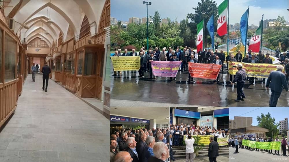Les retraités, les vendeurs et les travailleurs s'unissent dans les manifestations en Iran